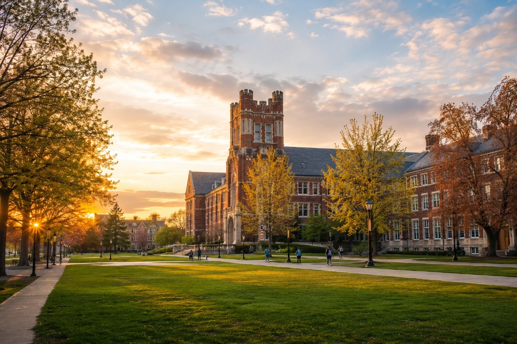 Research university campus